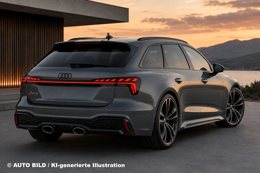 Audi RS 6 C9 Illustration