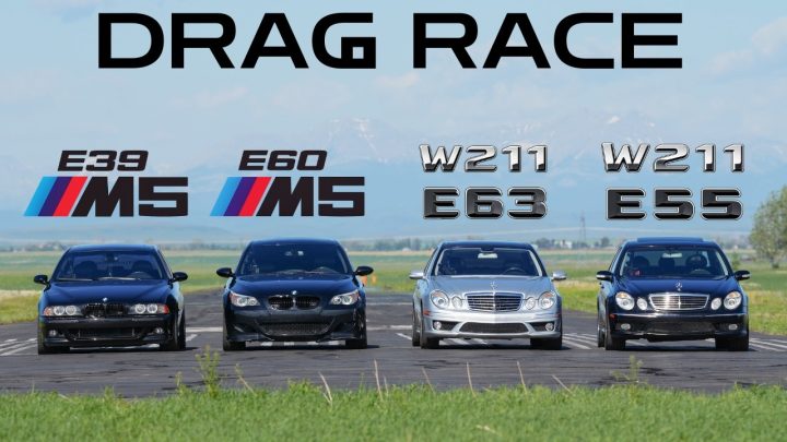 V8-Legenden gegen den V10-König: Das ultimative Duell der deutschen Super-Limousinen