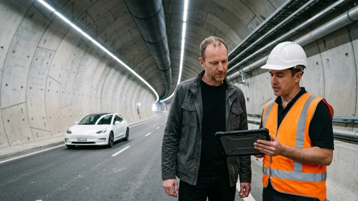 The Boring Company Tunnelbau und Hyperloop-Konzept