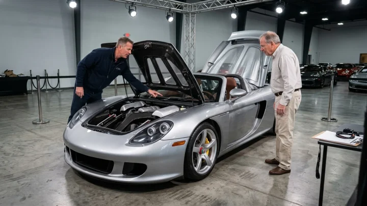 Formel 1-Legende Michael Schumacher und sein Porsche Carrera GT